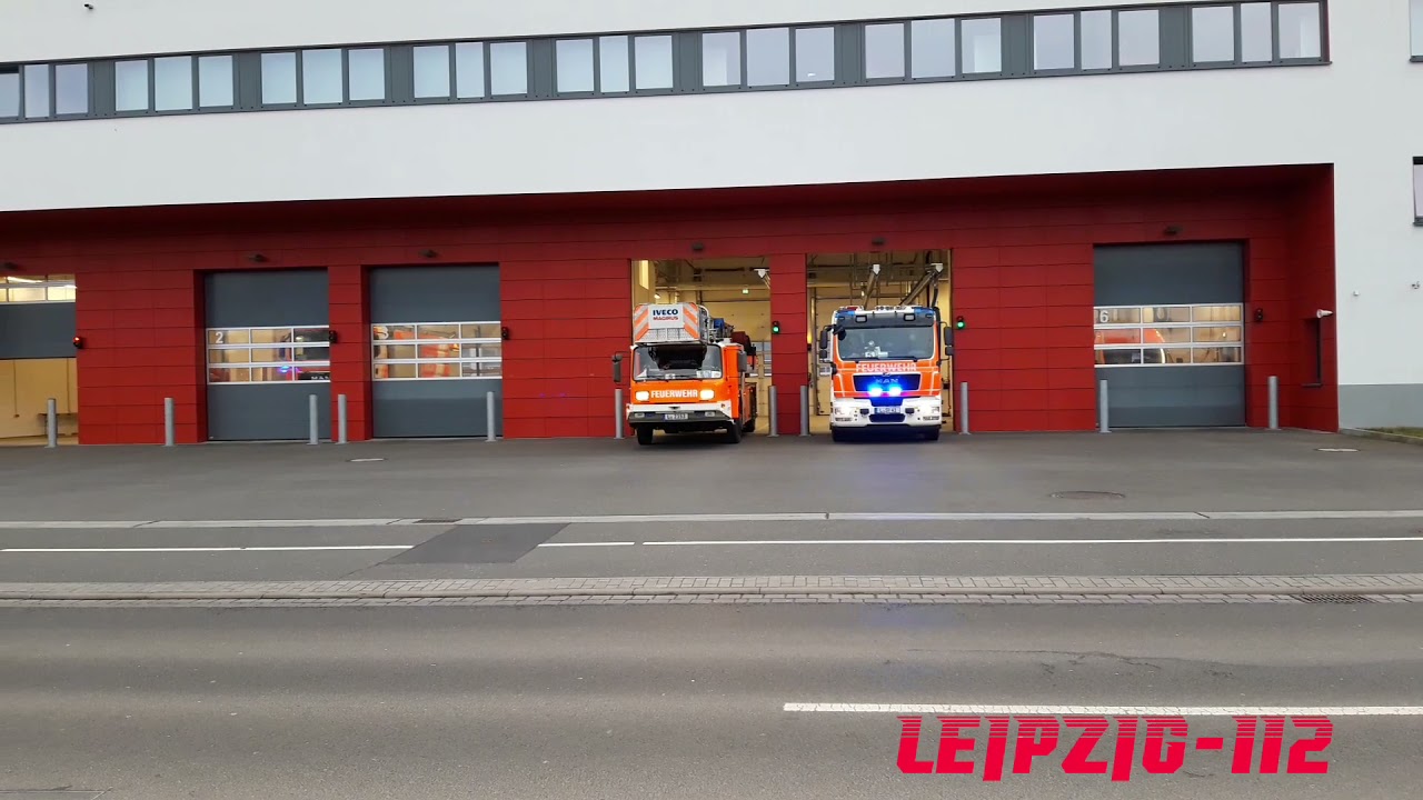 HLF, DLK 23/12 und VRW | BF Südwest | Blaufahrt 🚒
