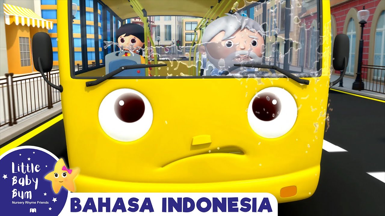 Roda-Roda Bus -v12・Lagu Anak-Anak・30 Menit・Kids Cartoons・Little Baby Bum