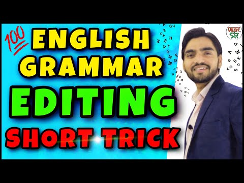 Redigering af kort trick| Redigering i engelsk grammatik | Redigeringsklasse 9/10/11 | Fejlregistrering/korrektion