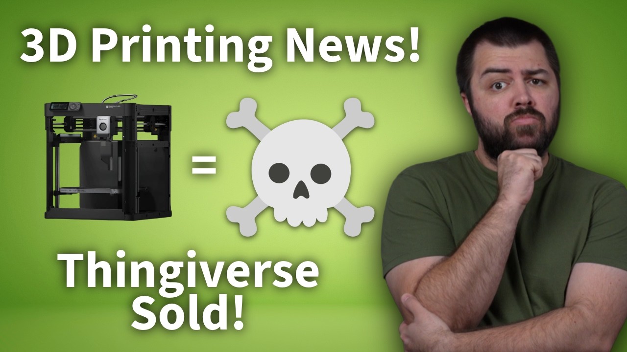 Thingiverse продан! Защита авторских прав и конец эпохи (P1P EOL) | Новости 3D-печати!
