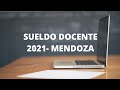 Sueldo docente 2021 Mendoza