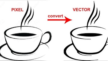 how to convert a picture: pixel to vector? AI chuyển ảnh pixel sang vector.