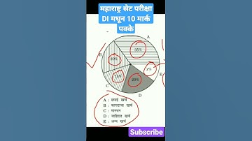 महाराष्ट्र सेट परीक्षा पेपर 1🔥🔥 ll DI कसा सोडवावा म्हणजे होतील 10 मार्क पक्के ll
