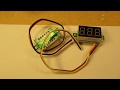 How to make the 3361bc digital voltage panel 3 wire measure and show its own supply voltage