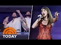 Travis Kelce rocks out to Taylor Swift’s 87th ‘Eras Tour’ concert