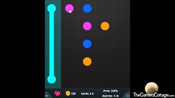 Flow Game Level - 174 [5x5] Basic Pack Connect the Dots
