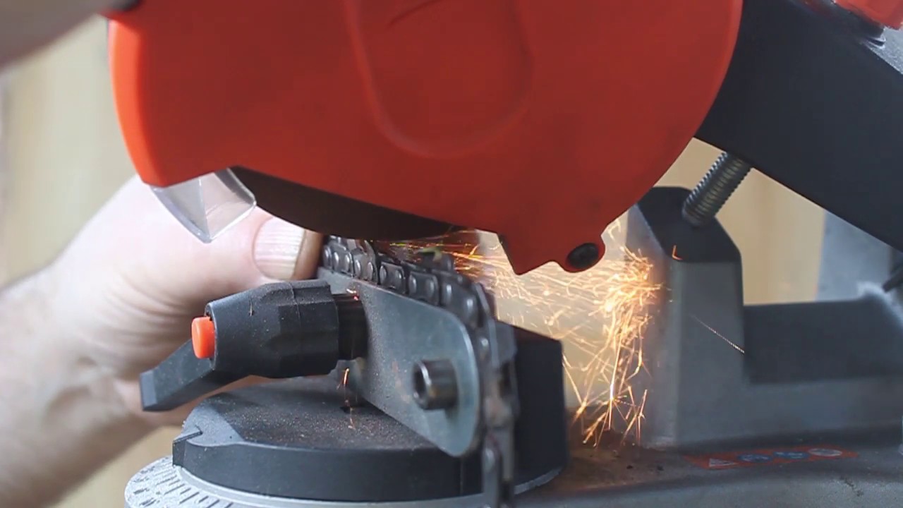 Как точить цепь бензопилы - YouTube