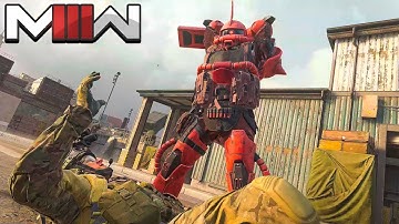 SEARING SLASH Finishing Move w/ GUNDAM MS-06S ZAKU II Mobile Suit in Modern Warfare 3! 🔥