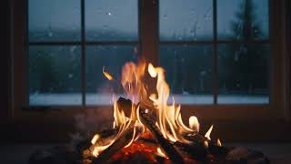Cozy Fireplace Ambience for Deep Sleep – Firelight Serenity