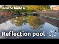 How to build a reflection pool for photography