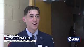 Wichita Heights students receives Silver Valor Award for saving woman's life