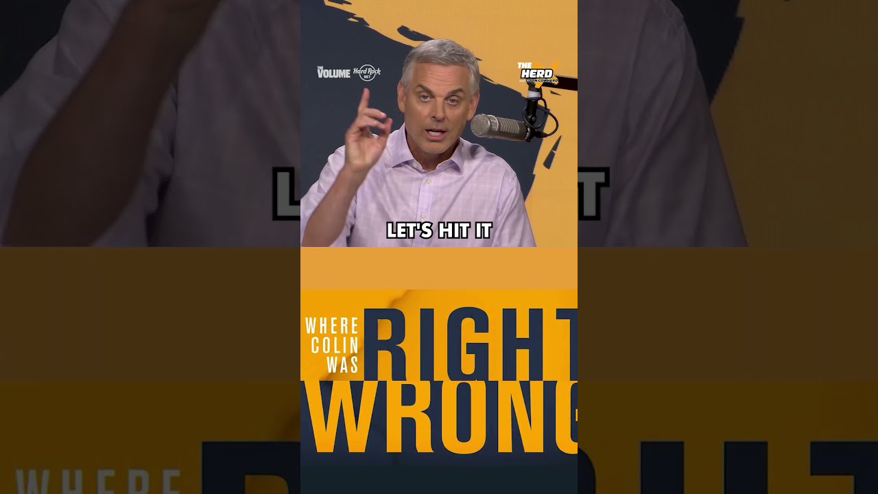 Where Colin was RIGHT & WRONG