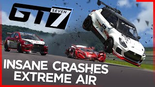 Gran Turismo 7 | Catching Air &amp; Crazy Driving | PS5 - Insane