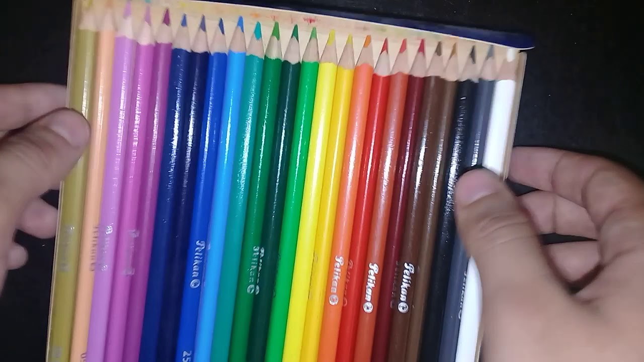 Pelikan Boîte De 24 Crayons De Couleur – Format 17,5 Cm – Mines 3 Mm – Assortis – Certifié FSC