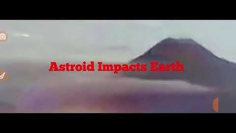 Asteroid Impacts Mt.Merapi Volcano moments before Eruption
