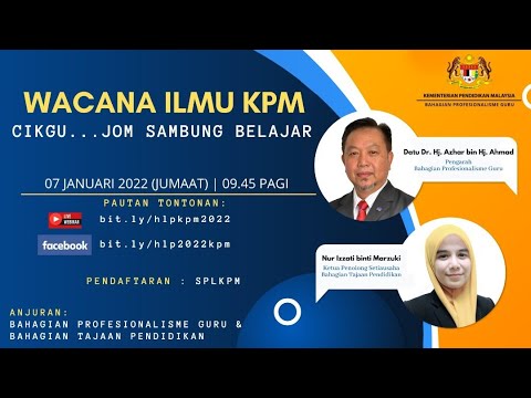 LIVE : WACANA ILMU KPM..  