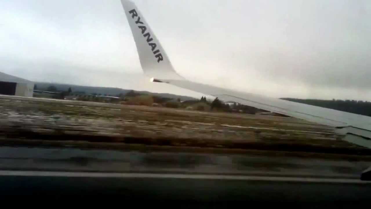 Takeoff Ryanair Von Frankfurt Hahn Nach London Stansted Boeing 737 800 Youtube