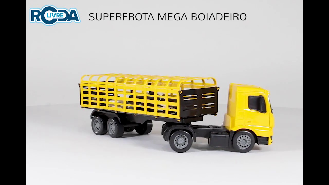 Caminhão Brinquedo Boiadeiro Com Boizinhos Top Truck