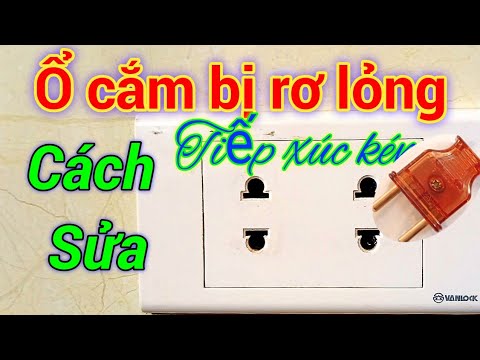 Video: Làm thế nào để bạn sửa một ổ cắm cửa sổ bật bị hỏng?