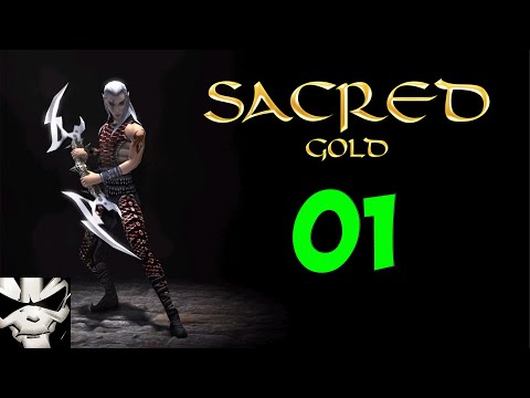 Прохождение Sacred (Князь тьмы). Часть 1. Мод ReBorn HD 4.6 и персонаж - Тёмный эльф