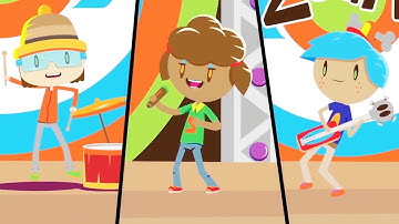 Kids Songs | Zeamu Music - Too Cool for School Lyric Video | Songs for Kids