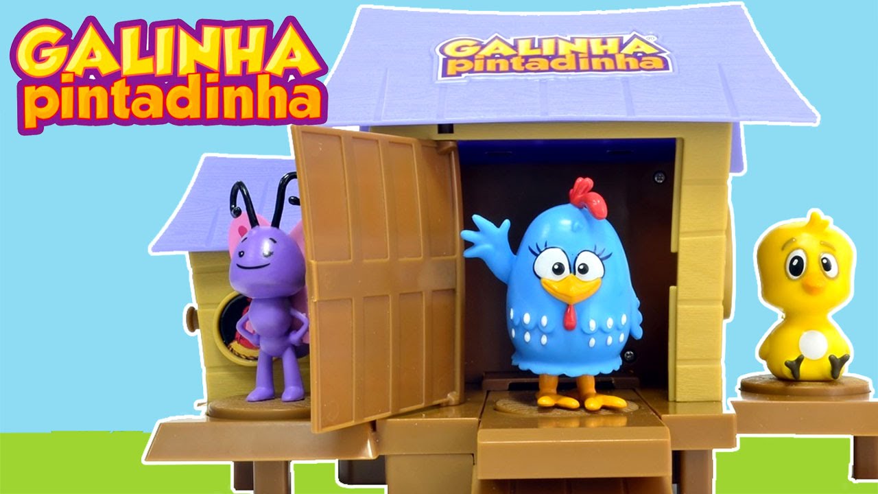 BRINQUEDO DA GALINHA PINTADINHA GALINHEIRO MUSICAL GALINHA BORBOLETINHA PINTINHO AMARELINHO