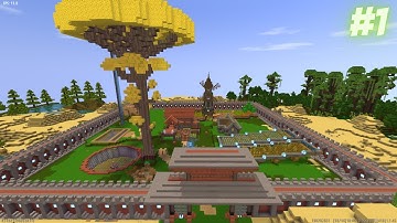 Tôi đã xây dựng tường thành trong mini world sinh tồn