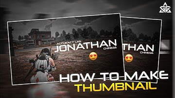 HOW TO MAKE THUMBNAIL LIKE OG GOD || BGMI THUMBNAIL TUTORIAL || GHATAK GFX