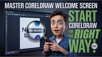 Master CorelDRAW Welcome Screen | Beginner Tips & Tricks 2025