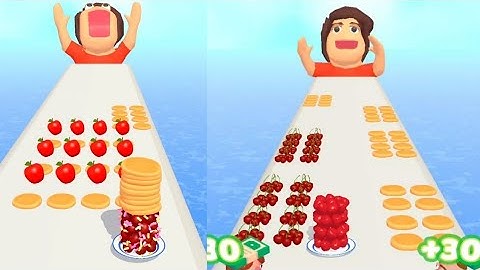 Pancake Run All Levels Walkthrough Mobile Gameplay Android,iOS ! Game Update Max Level ZPGR1W