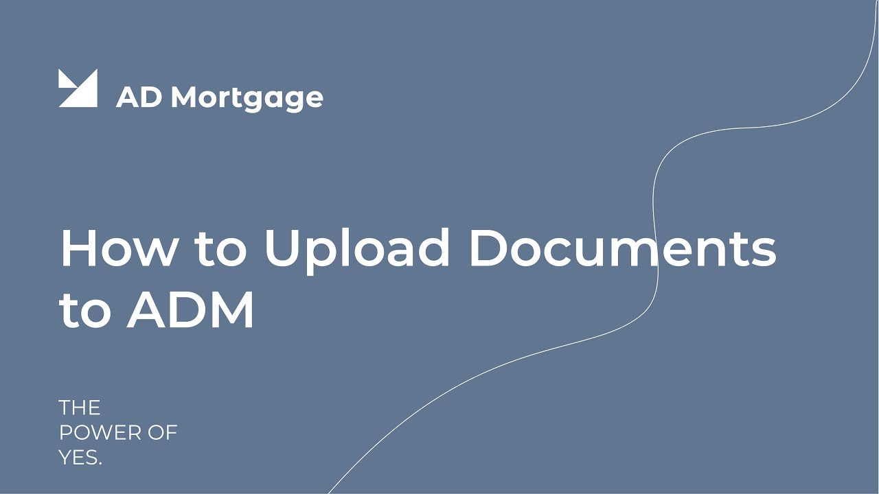 How to Upload Documents to ADM - YouTube