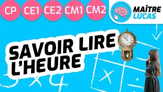 Savoir lire l'heure CP - CE1 - CE2 - CM1 - CM2 - Cycle 2 - Cycle 3 - Se repérer dans le temps screenshot 1