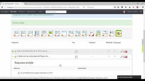 Chamilo Tutorial 7  - Como crear exámenes y cuestionarios Parte 2
