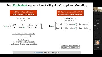 International Workshop on RIS - Feb, 22&23, 2024 - Talk by Philipp DEL HOUGNE (CNRS Rennes, France)