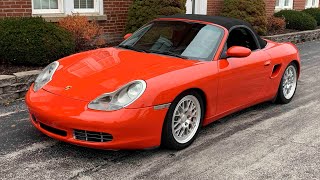 Восстановление Porsche Boxster (2002 г.) за 8 минут | Покраска и восстановление двигателя.