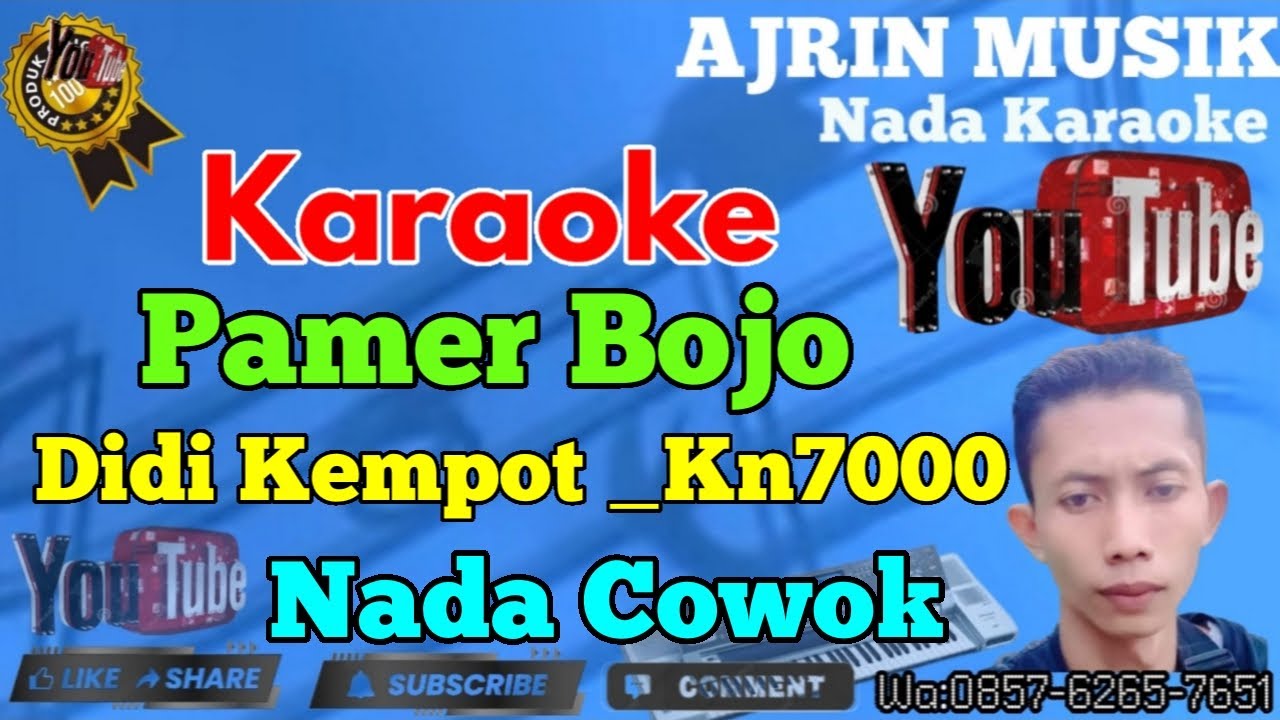 Pamer Bojo - Didi Kempot [Karaoke] Kn7000 - Nada Pria | Ajrin Musik