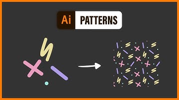PATTERNS - how to make a SEAMLESS and beautiful pattern in Adobe Illustrator (1 min tutorial)