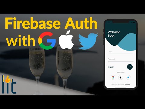 Google, Apple, Twitter Authentication with Lit Firebase Auth Package