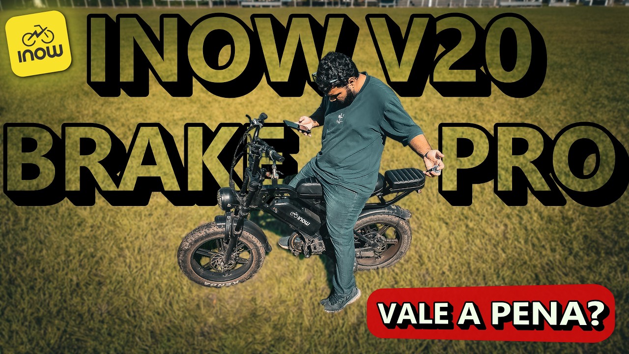 COMPREI UMA BICICLETA ELÉTRICA DE QUASE 9 MIL REAIS! - Inow V20 BRAKE PRO