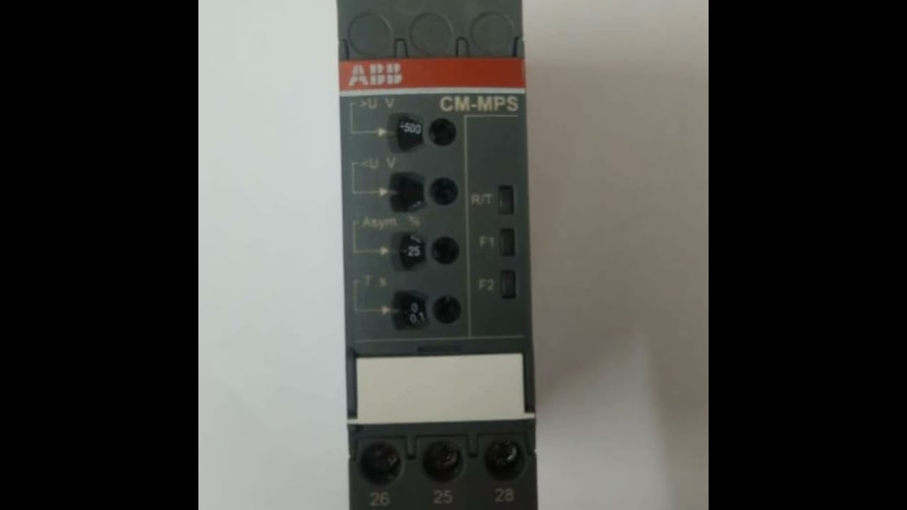 MONITORING RELAY 3 PHASE RMS ABB CM MPS 41S 1SVR730884R3300 PRODUCT IMAGE