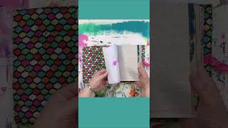 Got a new art journal! See how I create in it in full video on my YT channel #artjournal #mixedmedia