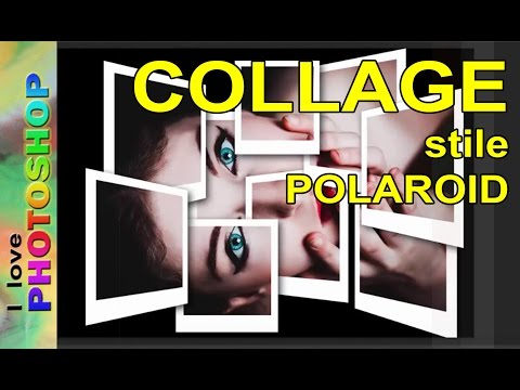 Photoshop tutorial italiano - polaroid collage photoshop, tutorial collage photoshop