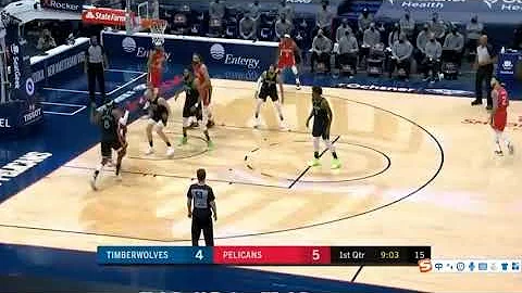 Zion Williamson Murders Karl Anthony Towns With A Viscous Poster Dunk!