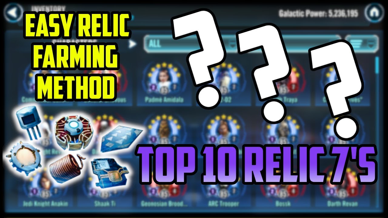 OP) What ARE RELICS?! How To Evolve NEW UNITS