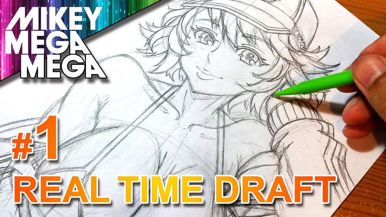 Real Time FANART TUTORIAL - Pencil Draft - YouTube