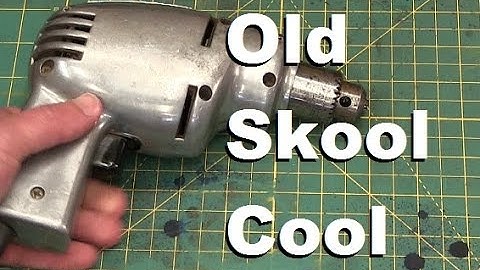 BOLTR: Handige boormachine uit de jaren vijftig!