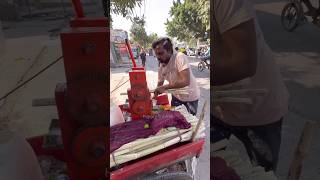 Refreshing Sugar Crane Juice in India - Indian Street Food