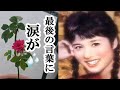 「白い蝶のサンバ」で知られる森山加代子さん。最後を看取られた旦那様に涙が止まらない!