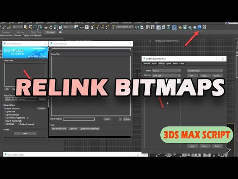 Install Relink Bitmaps Script for 3Ds Max/XZ Architects Data