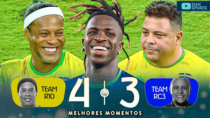 VINICIUS JR, RONALDINHO, RONALDO AND OTHER FOOTBALL LEGENDS GIVE A SHOW AT THE BEAUTIFUL GAME